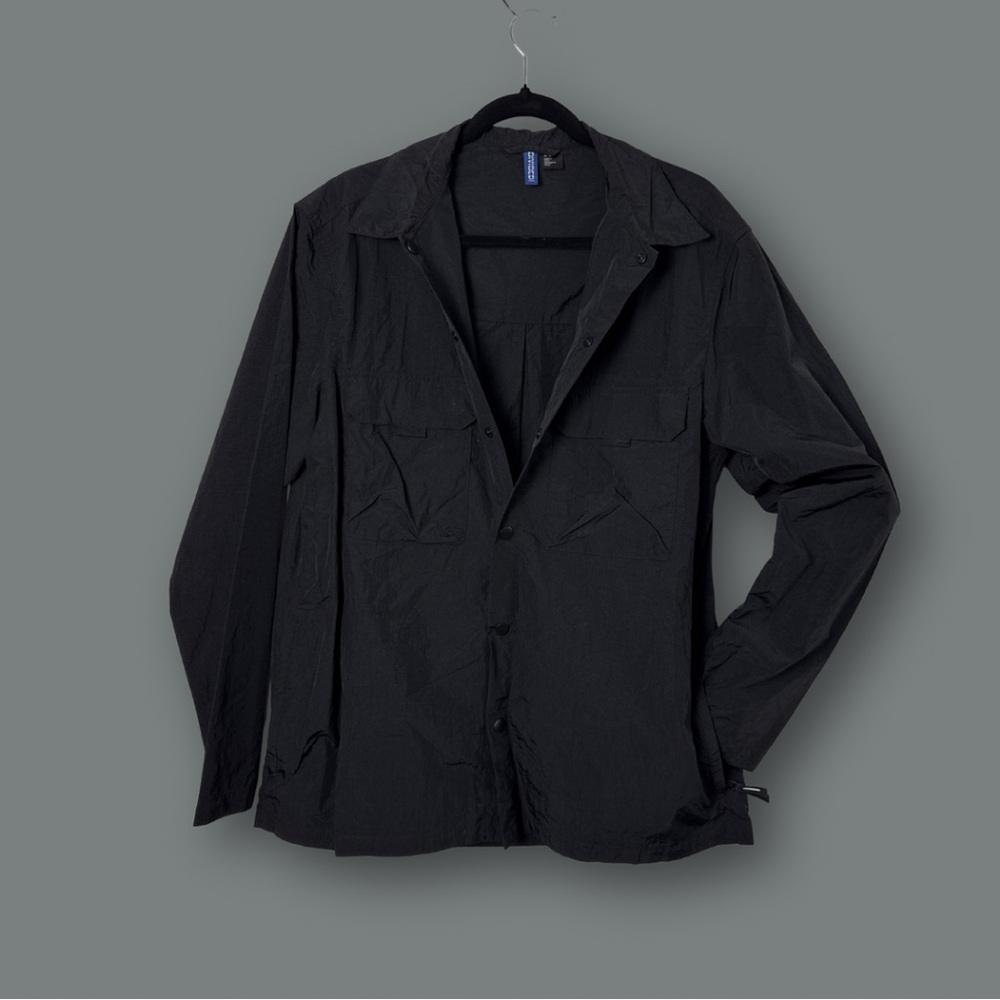 Men's Black Tactical Bottom Down traveler layer